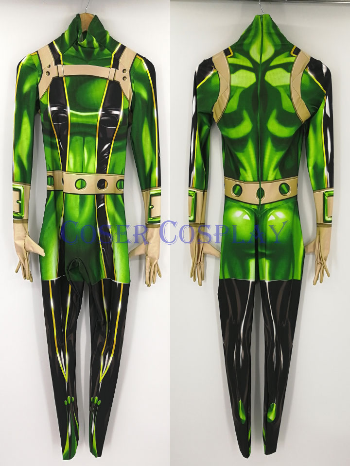 tsuyu asui in hero costume